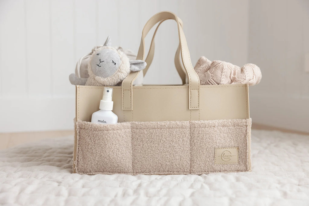 Nappy Caddy Luxe Range - Nude