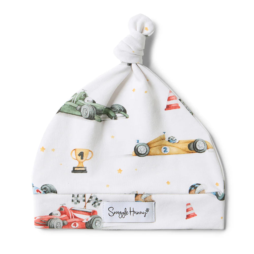 Little Racers Organic Knotted Beanie