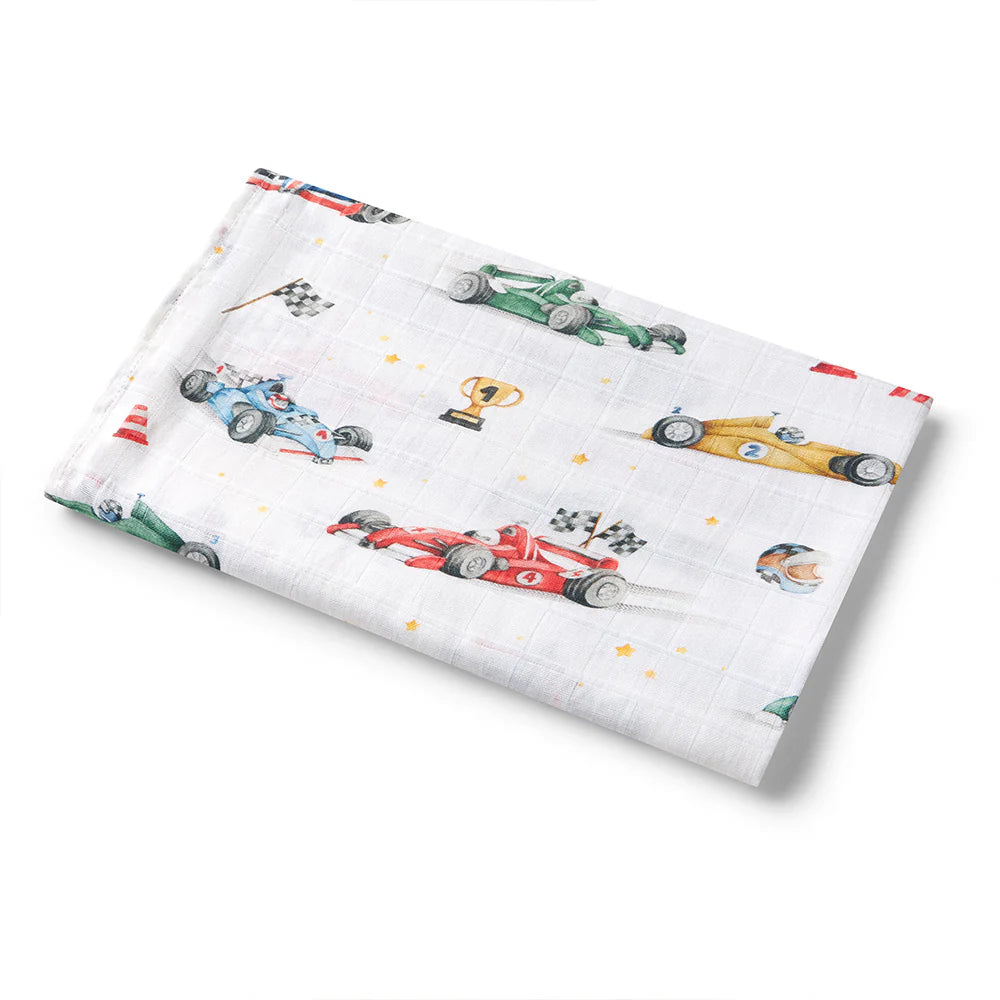 Little Racers Organic Muslin Wrap