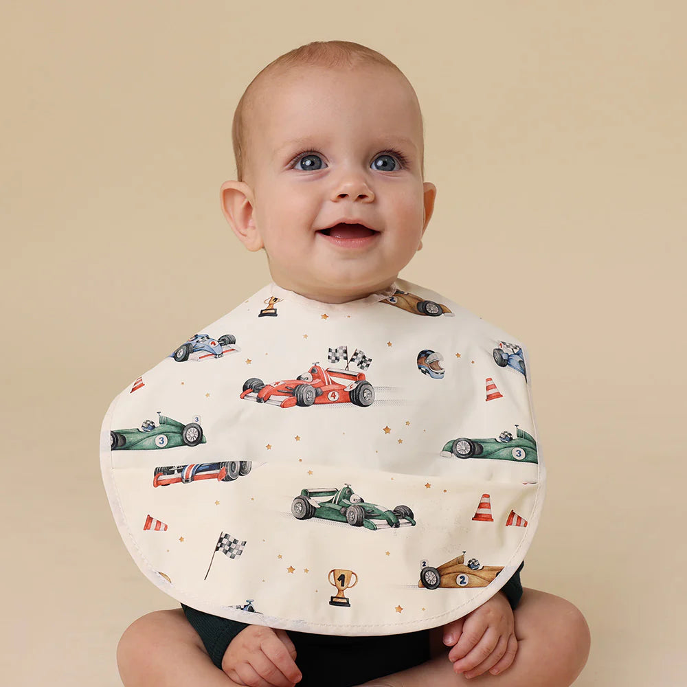 Little Racers Snuggle Bib