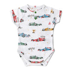 Little Racers Short Sleeve Organic Bodysuit