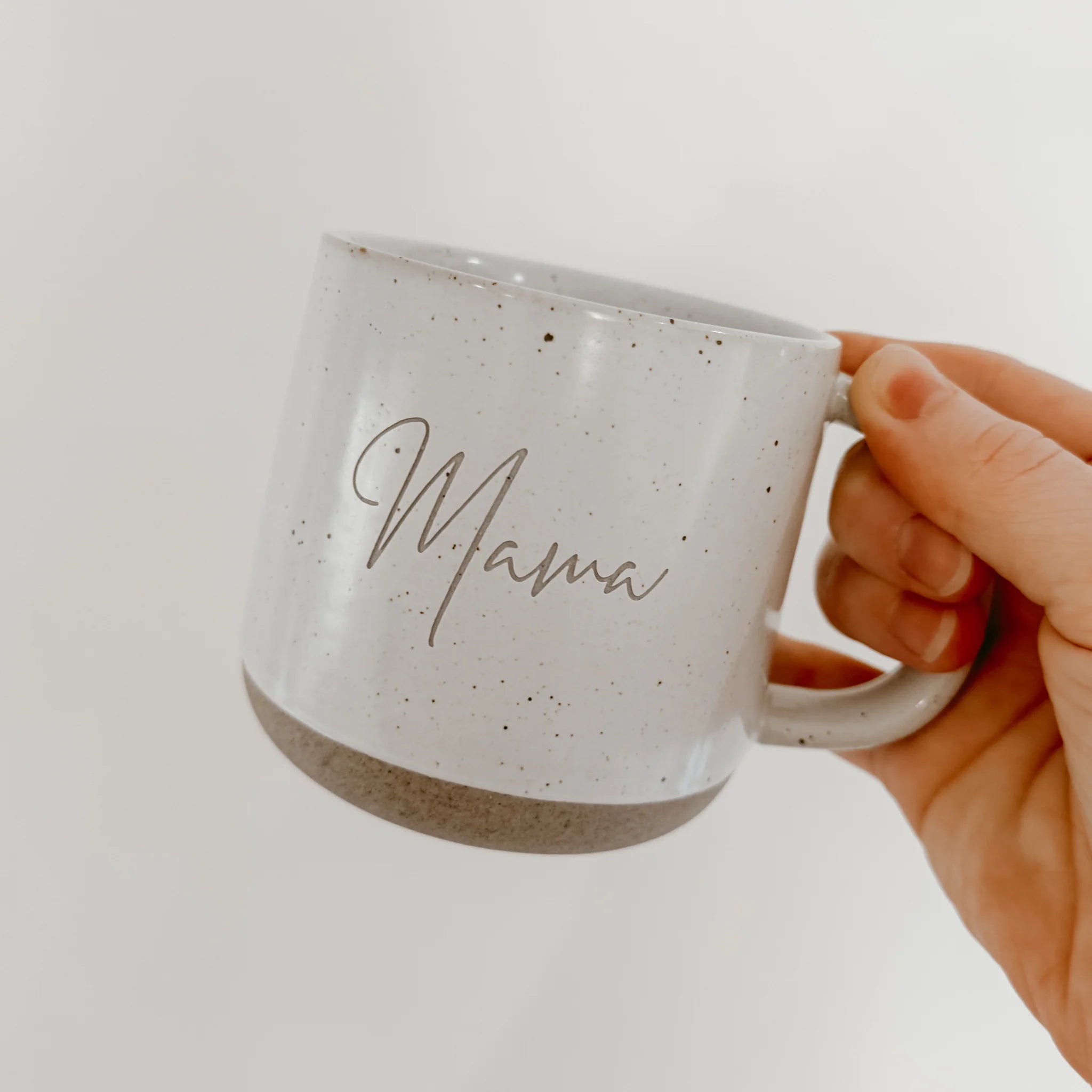 'Mama' Two Sided Crafted Speckled Ceramic Mug