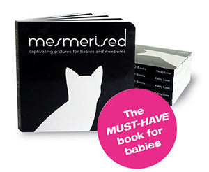 Mesmerised Black and White Baby Board Book