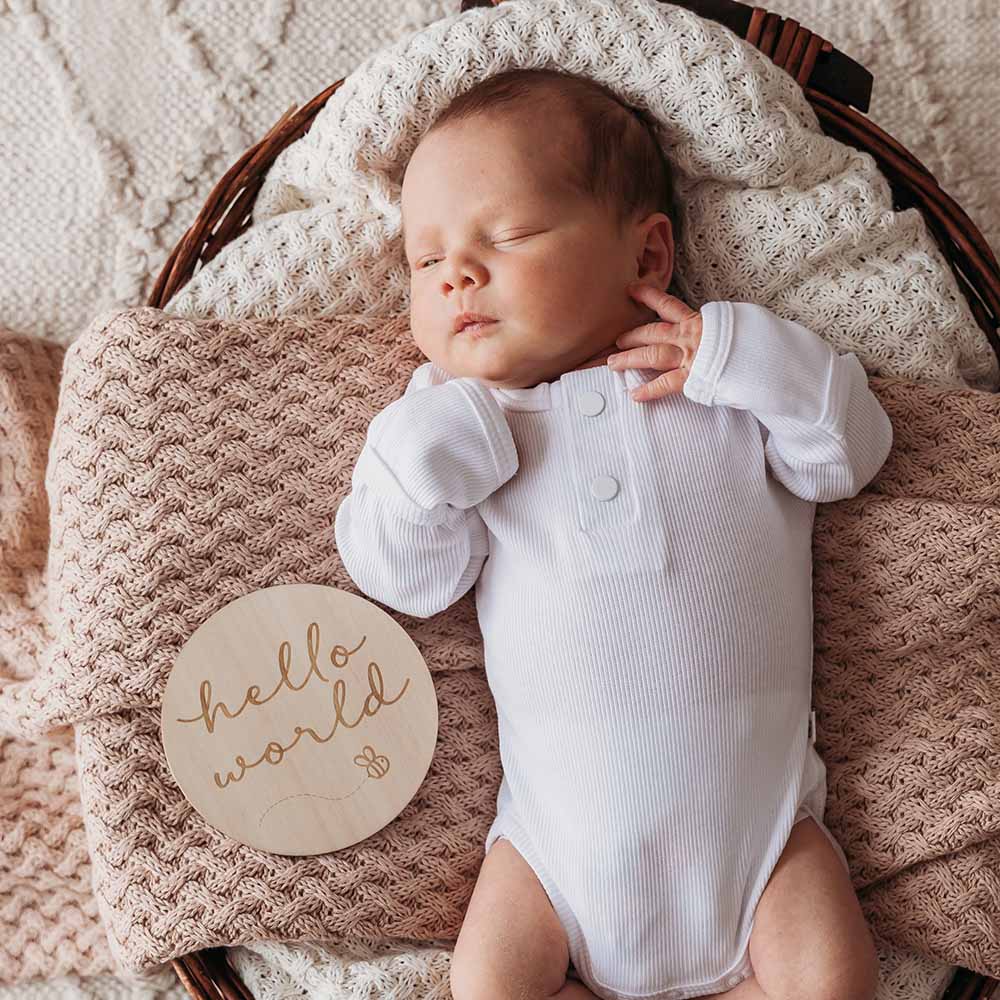 Busy Bee Wooden Milestone Cards