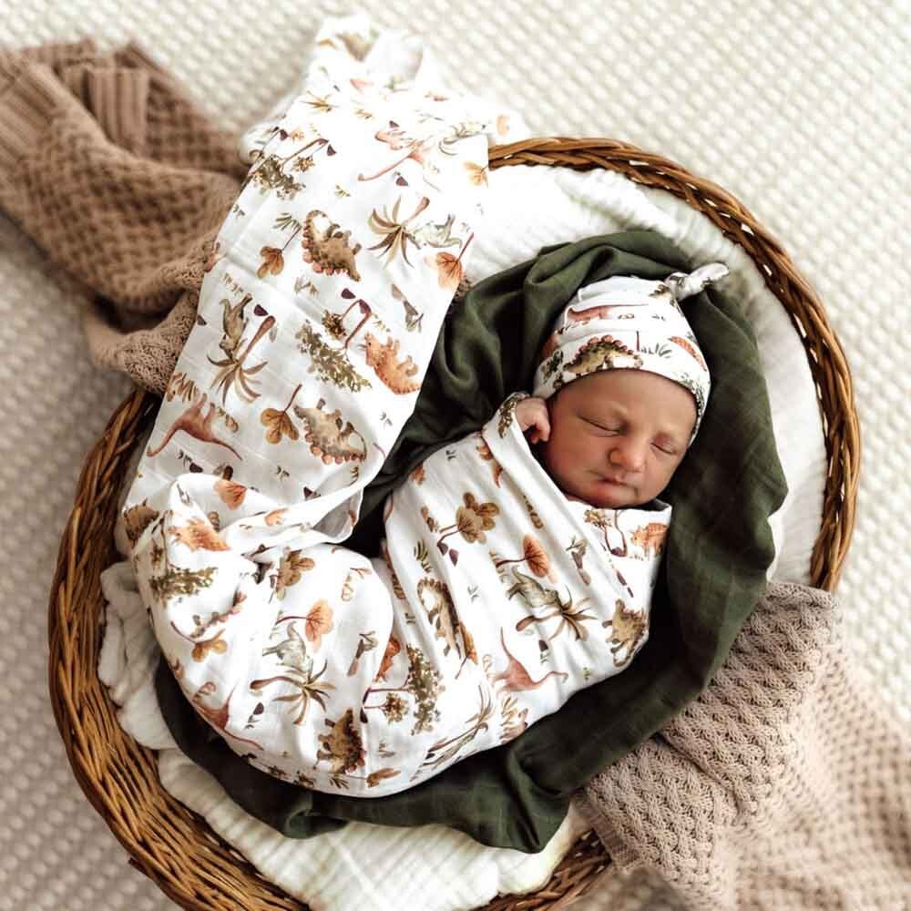 Dino Organic Muslin Wrap