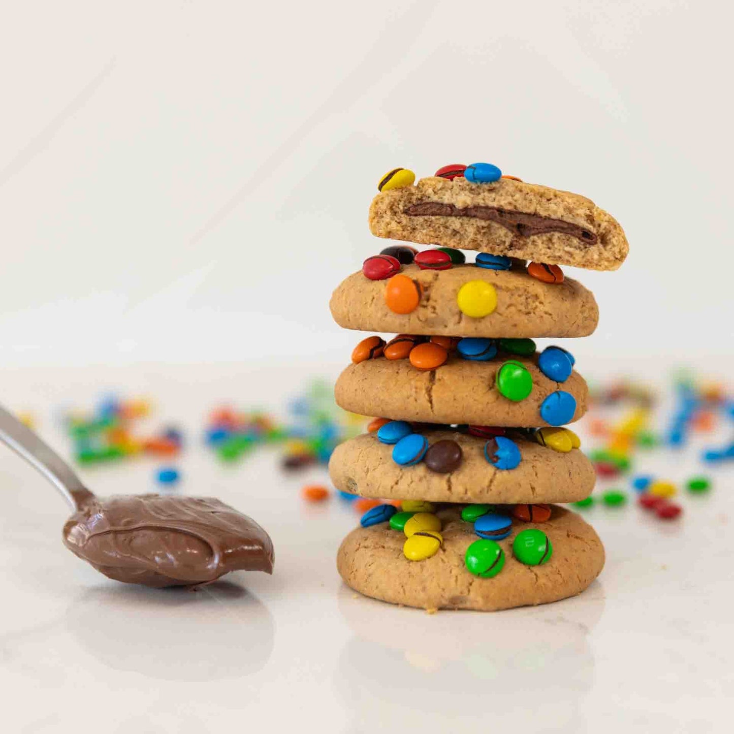 Nutella & M&M's Lactation Cookies