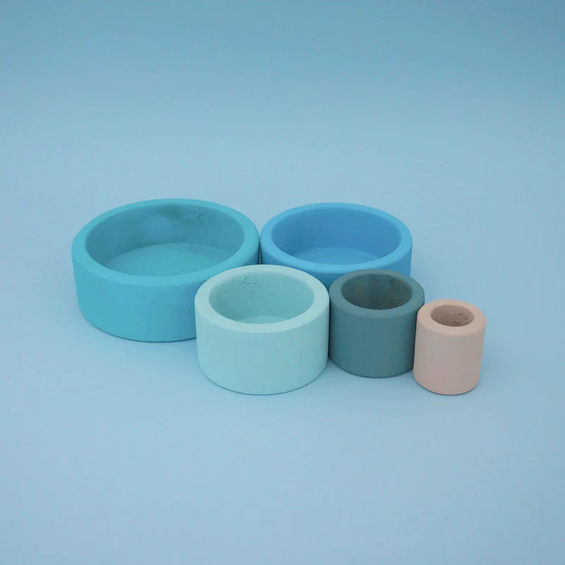 Stacking and Nesting Bowls Ocean