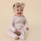 Stardust Organic Snuggle Sleepsuit Zip Footie