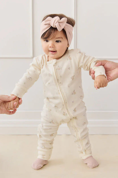 Organic Cotton Reese Zip Onepiece - Pennys Baby Friends