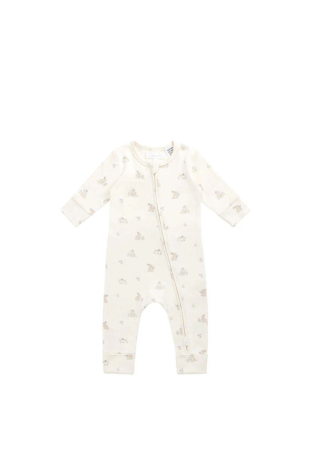 Organic Cotton Reese Zip Onepiece - Pennys Baby Friends