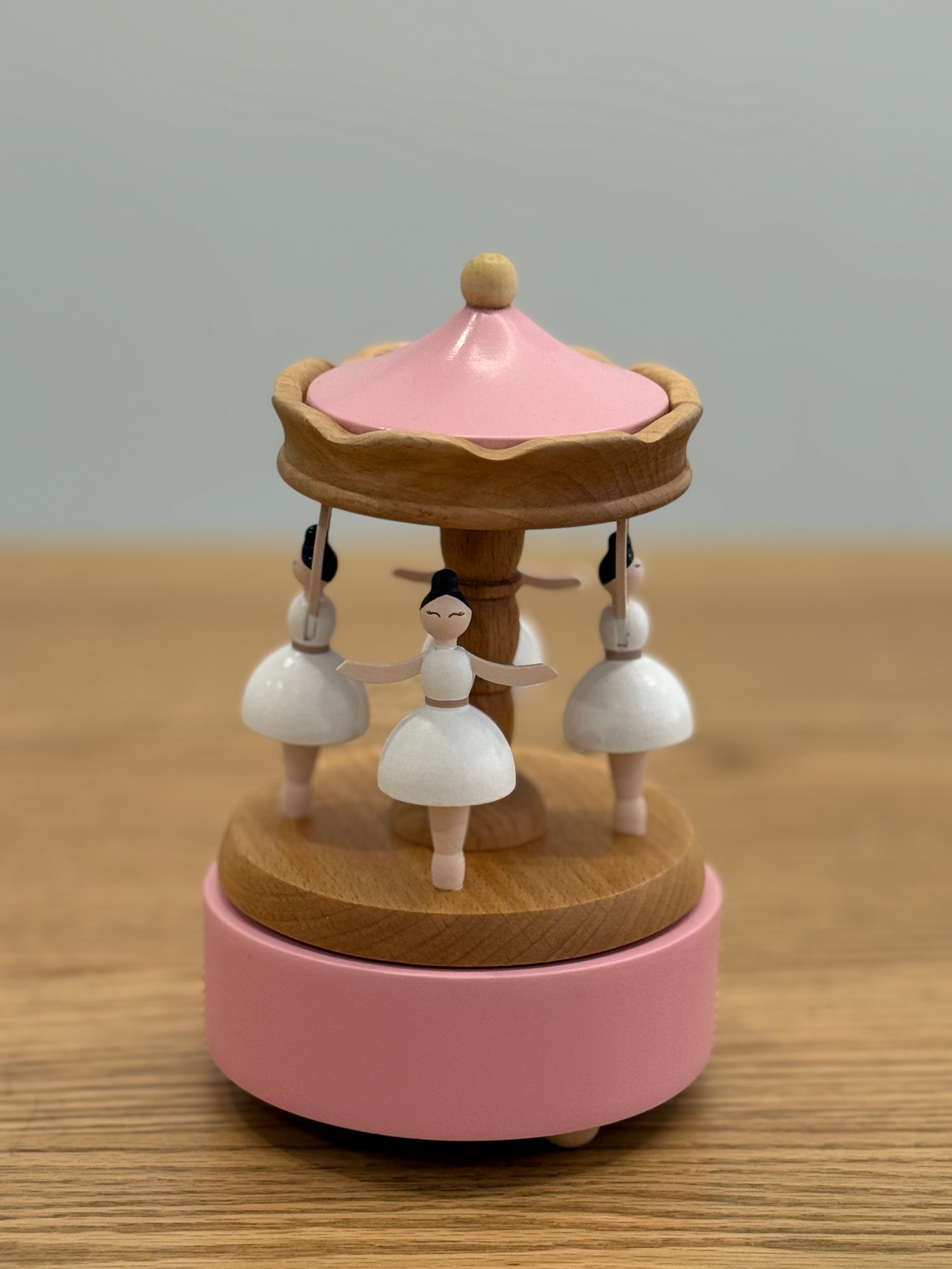 Wooden Musical Carousel - Assorted
