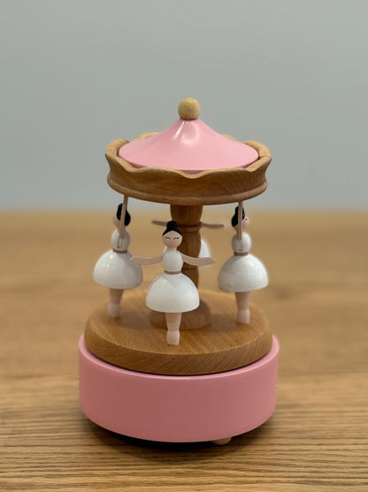 Wooden Musical Carousel - Assorted