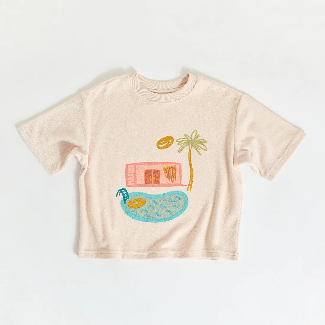 Pool House Mid Sleeve Tee Shell