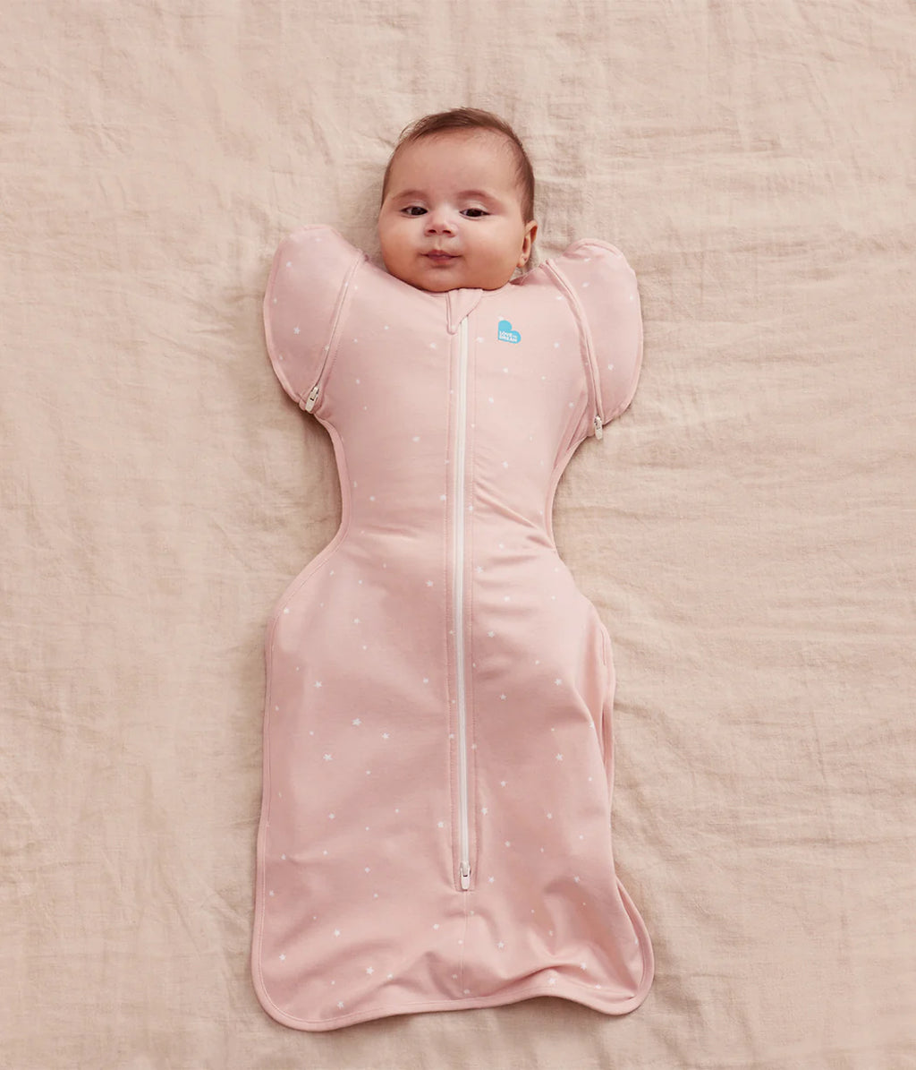 Swaddle Up™ Transition Bag 1.0 Tog - Powder Pink Twinkle