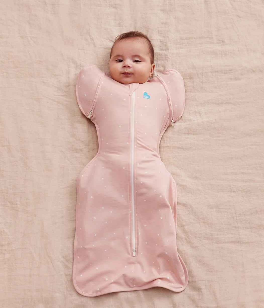 Swaddle Up™ Transition Bag 1.0 Tog - Powder Pink Twinkle