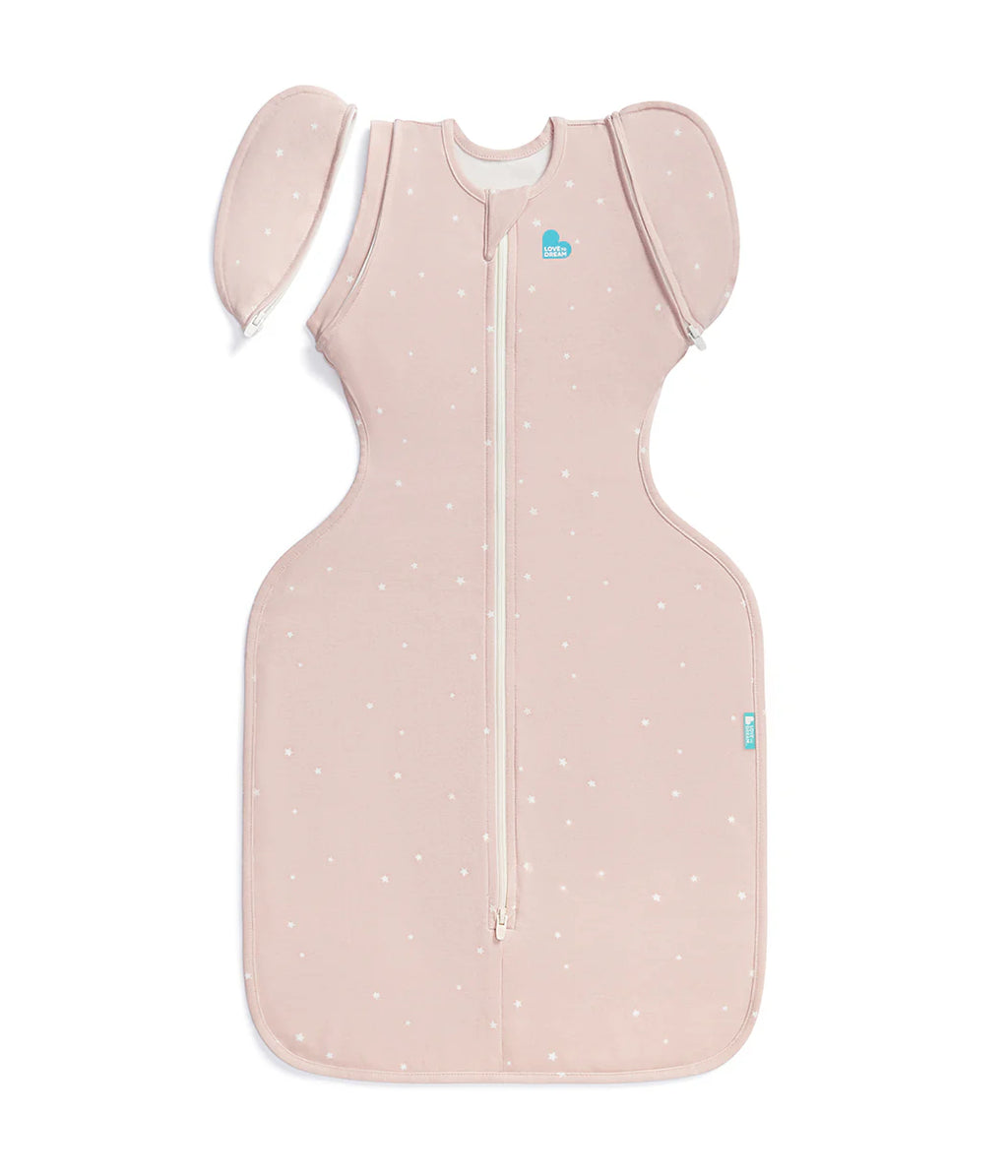Swaddle Up™ Transition Bag 1.0 Tog - Powder Pink Twinkle