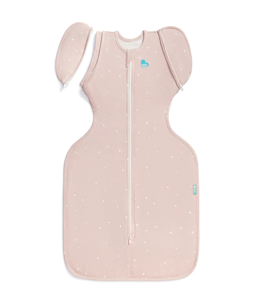 Swaddle Up™ Transition Bag 1.0 Tog - Powder Pink Twinkle
