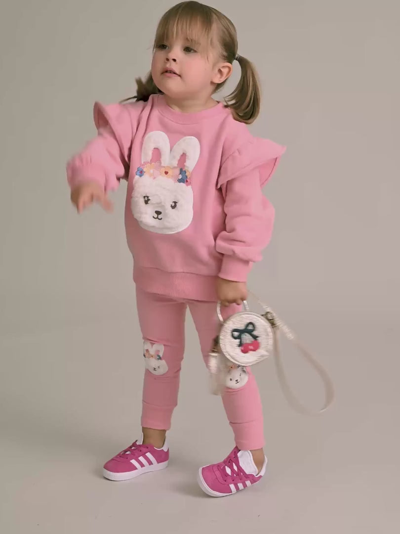 Flower Field Bunny Sweatshirt