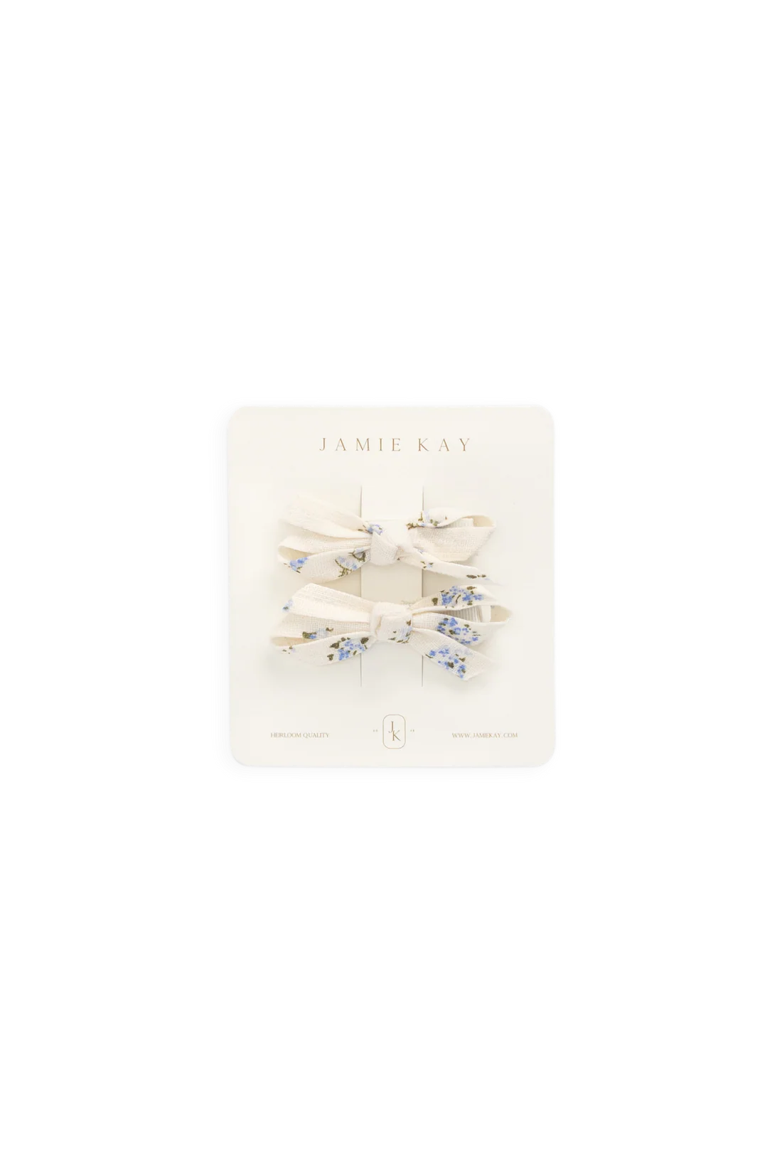 Organic Cotton Nathalie Bow - Juniper Fields Blue