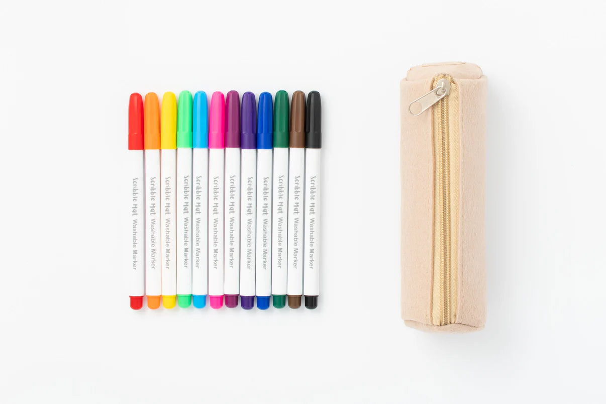 Washable Pens and Pencil Case