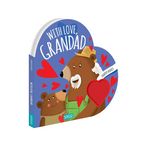 With Love Grandad Shaped Board Book