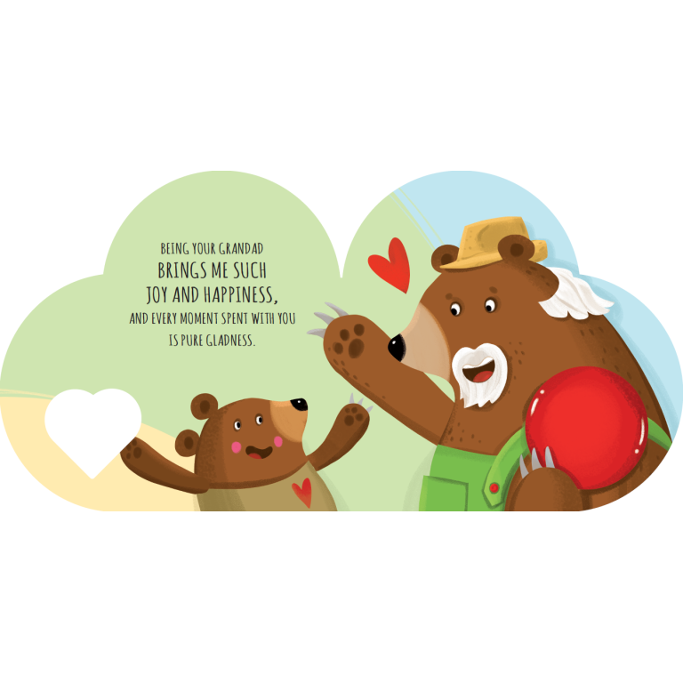 With Love Grandad Shaped Board Book