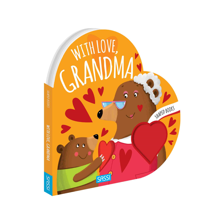 With Love Grandma Shaped Board Book