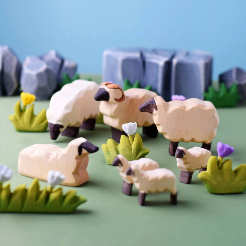 Sheep Eating