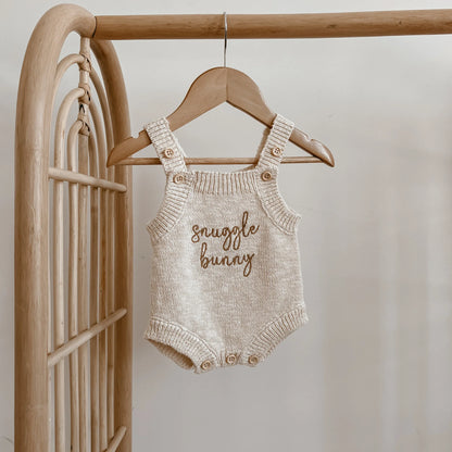 Snuggle Bunny Singlet Romper - Honey