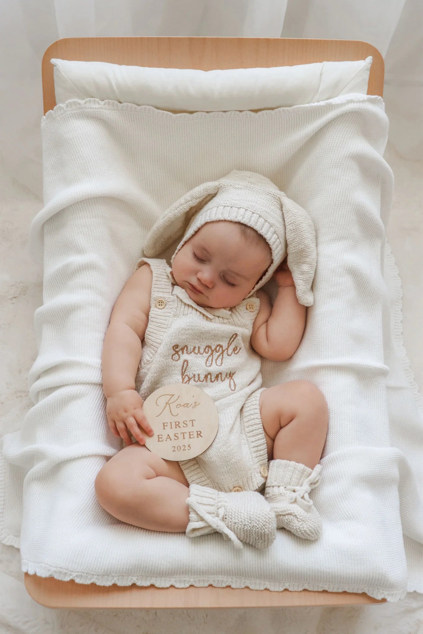Snuggle Bunny Singlet Romper - Honey