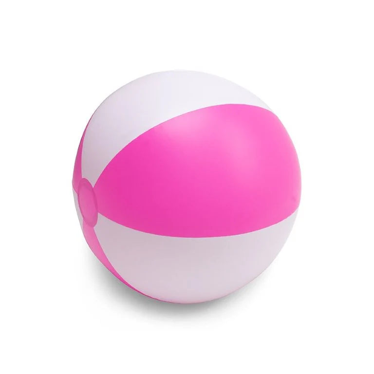 Inflatable Beach Ball - Softlines White Pink 51 cm