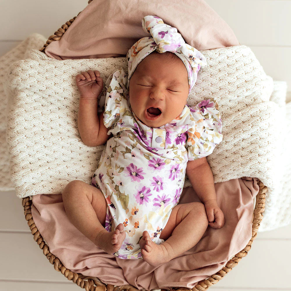 Isla Short Sleeve Organic Bodysuit