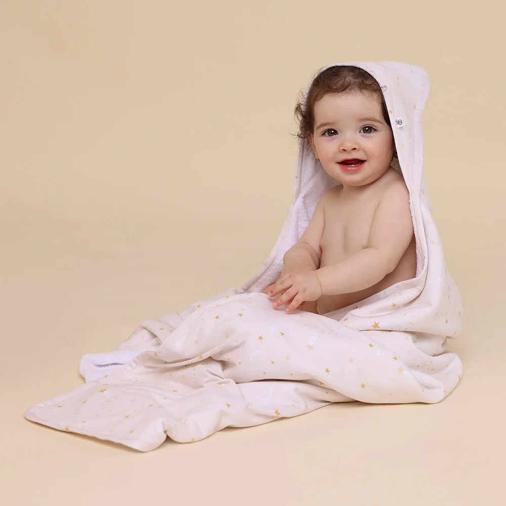 Stardust Organic Hooded Baby Towel