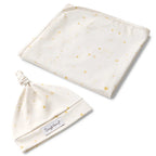 Stardust Organic Jersey Wrap & Beanie Set