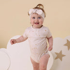 Stardust Short Sleeve Organic Bodysuit