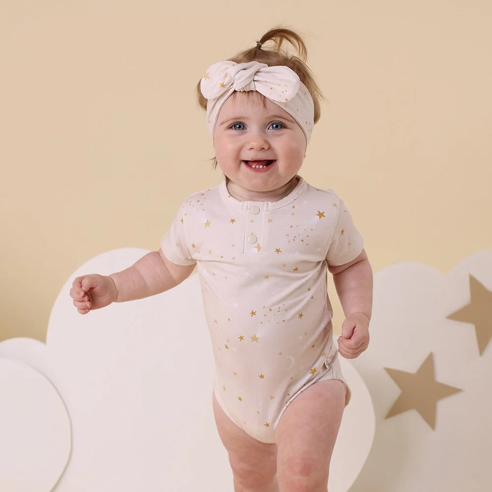 Stardust Short Sleeve Organic Bodysuit