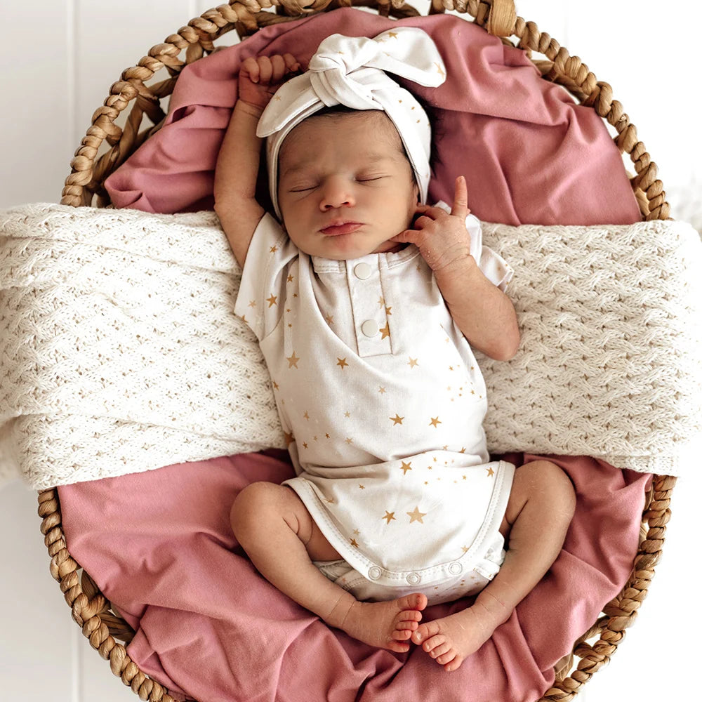 Stardust Short Sleeve Organic Bodysuit