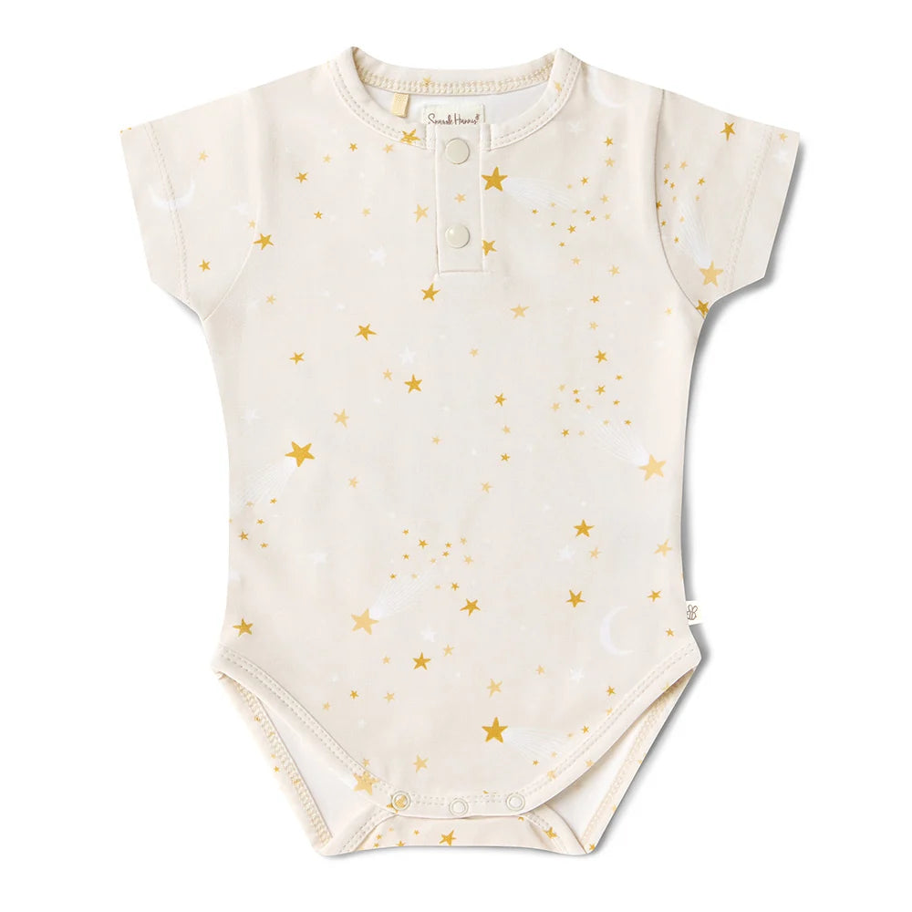 Stardust Short Sleeve Organic Bodysuit