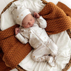 Stardust Organic Snuggle Sleepsuit Zip Footie