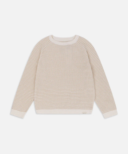 The Summit Raglan Knit Oat Marle