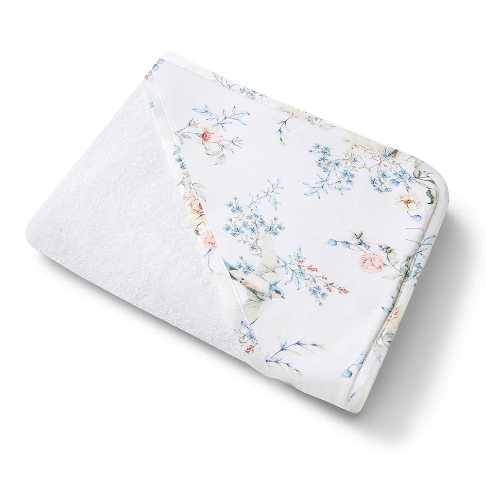 Sweet Swallows Organic Hooded Baby Towel