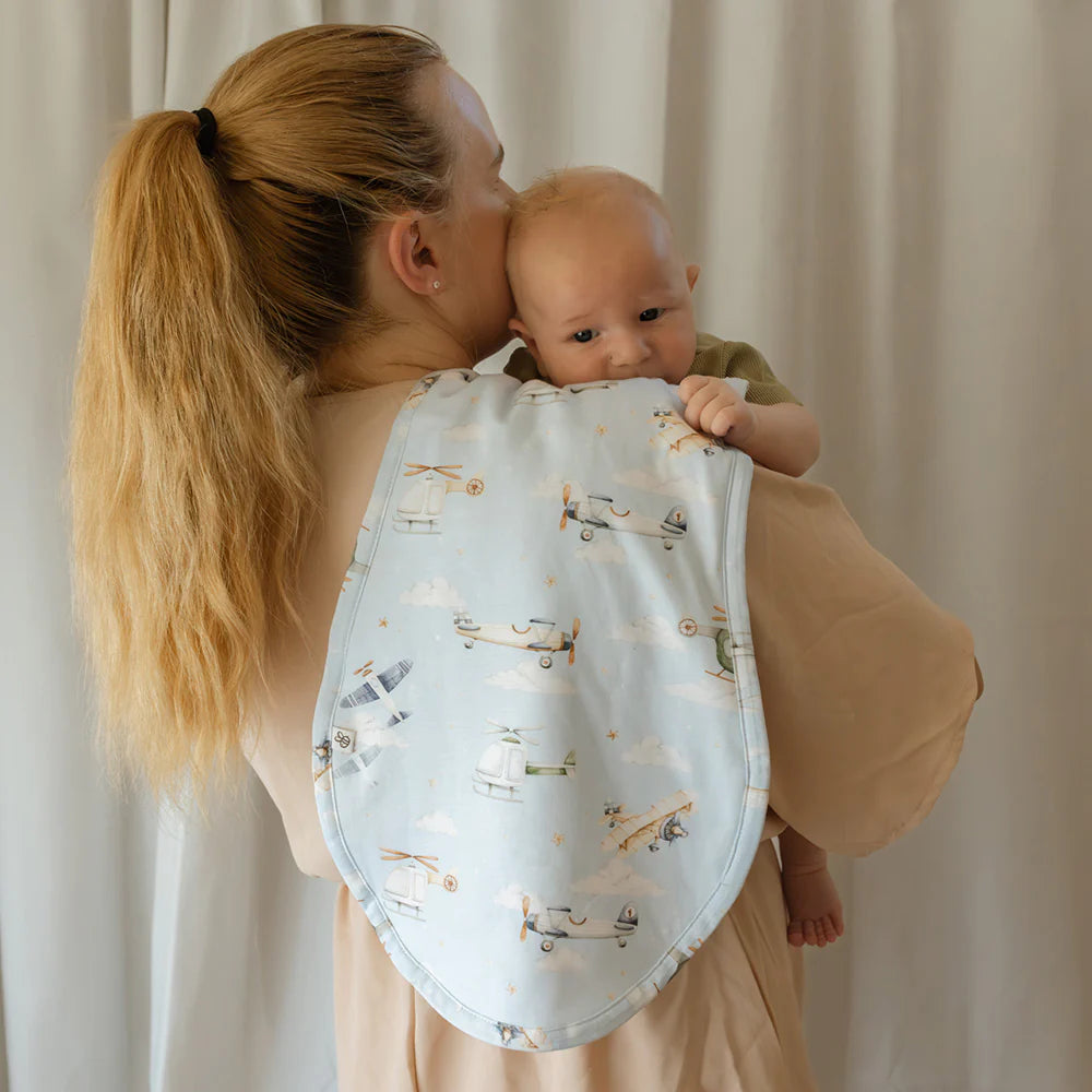 Taking Flight Organic Cotton Burp Cloth