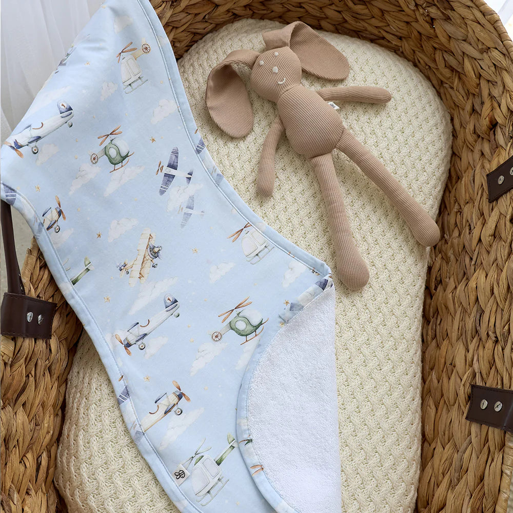 Taking Flight Organic Cotton Burp Cloth