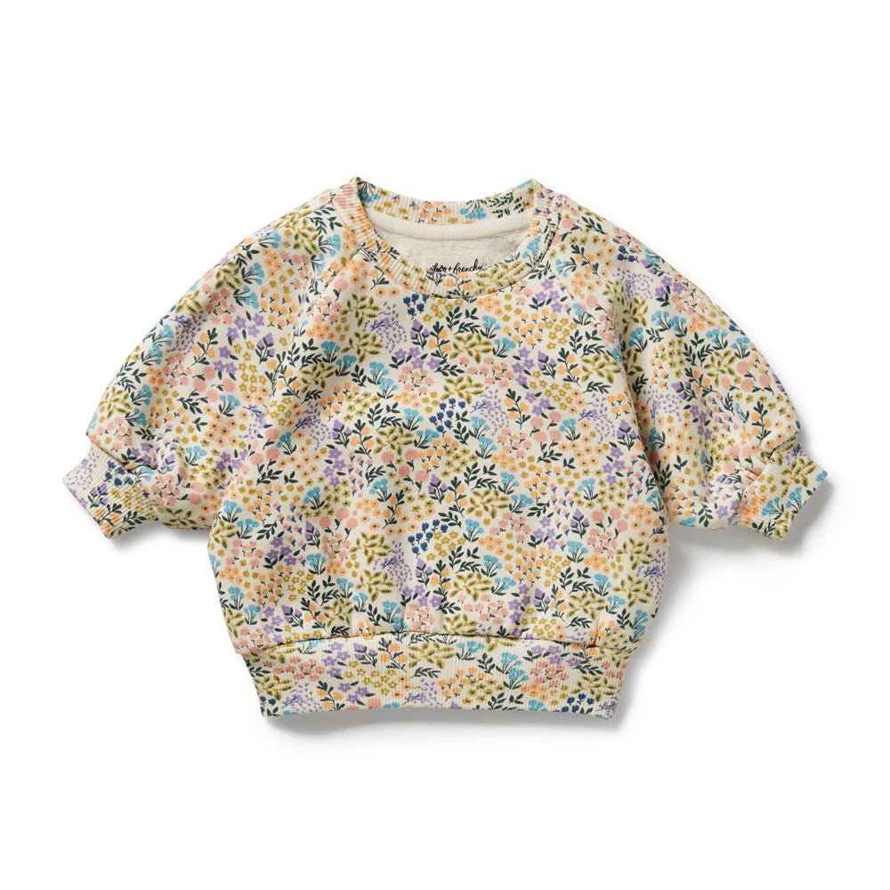 Tiny Bloom Organic Terry Sweat
