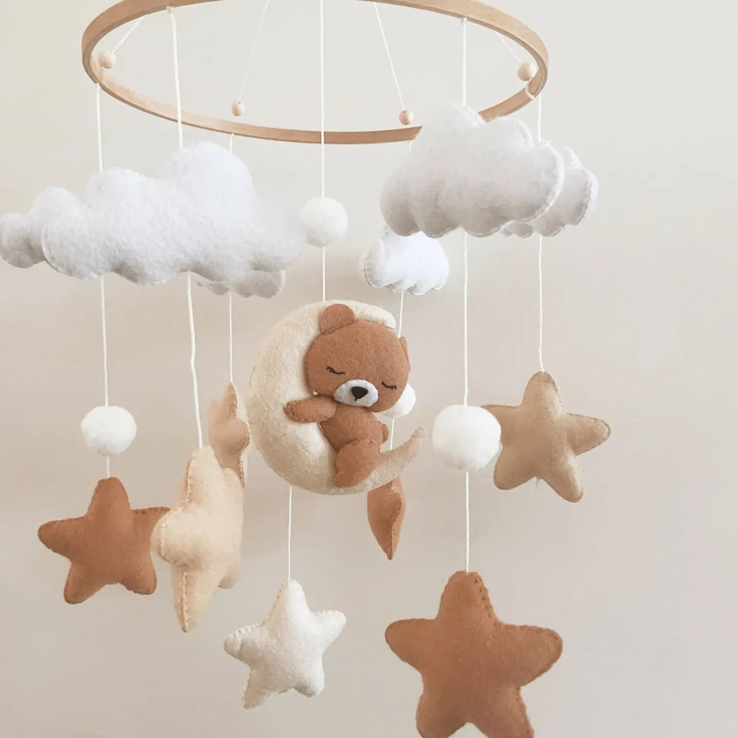 Brown Teddy Nursery Mobile