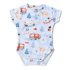 To The Rescue Short Sleeve Organic Bodysuit
