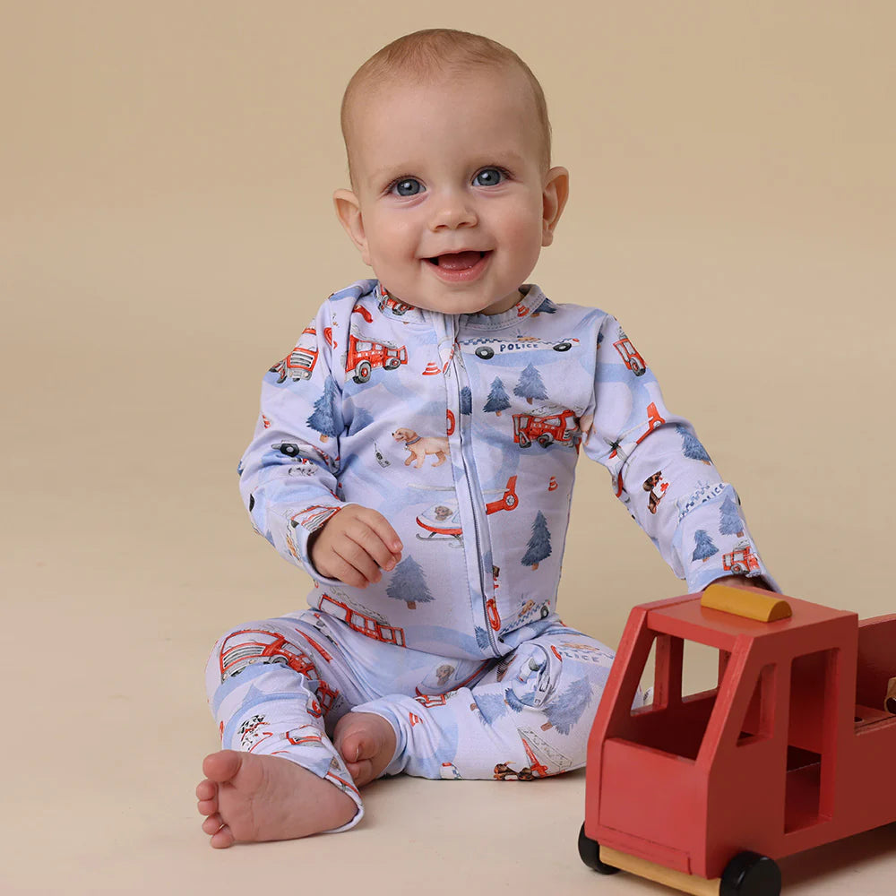 To The Rescue Organic Snugglesuit Convertible Romper