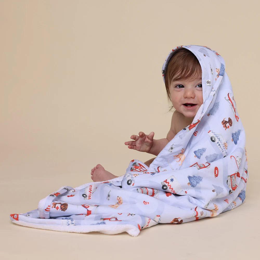 To The Rescue Organic Hooded Baby Towel