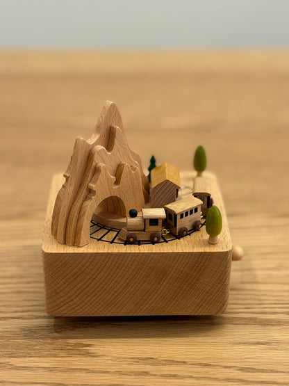 Wooden Musical Carousel - Assorted