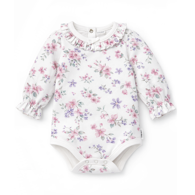 Pastel Bloom Ruffle Onesie